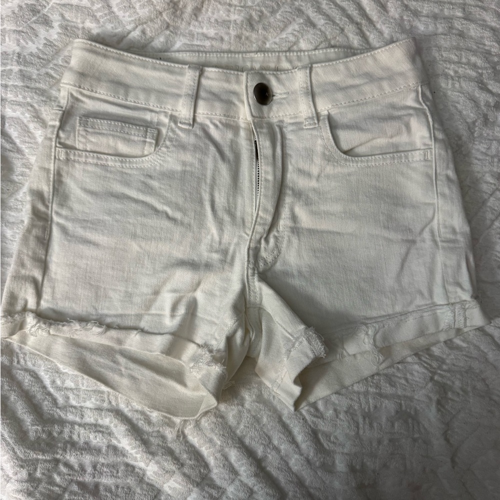 American Eagle Outfitters White Jean Shorts